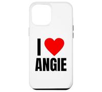 I Love Angie Name Personalized Women Heart BFF Friend Girls Case for iPhone 12 Pro Max