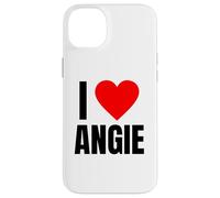I Love Angie Name Personalized Women Heart BFF Friend Girls Case for iPhone 14 Plus