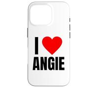 I Love Angie Name Personalized Women Heart BFF Friend Girls Case for iPhone 16 Pro