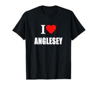 I Love Anglesey Ynys Mon Wales Cymru Holyhead Moelfre T-Shirt