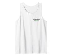 I Love Animals and I Dont eat Them! Vegans Team Vegan Love Tank Top