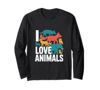 I Love Animals Compassionate Creature Advocate Long Sleeve T-Shirt