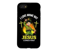 I Love Anime But Jesus Comes First - Christian Japanese Sword Case for iPhone SE (2020) / 7/8