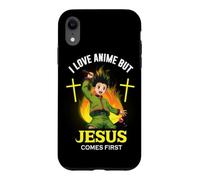 I Love Anime But Jesus Comes First - Christian Japanese Sword Case for iPhone XR