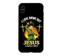 I Love Anime But Jesus Comes First - Christian Japanese Sword Case for iPhone XS Max