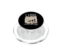 I Love Anthropology Teacher Science Anthropologist Fossils PopSockets PopGrip for MagSafe