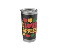I Love Apples Nature Fruit Enthusiast Stainless Steel Insulated Tumbler