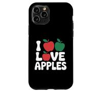 I Love Apples Red Green Fruit Passion Text Case for iPhone 11 Pro