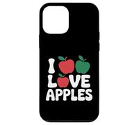 I Love Apples Red Green Fruit Passion Text Case for iPhone 12 mini