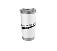 I Love Architecture Architectural Planner Civil Engineering Stainless Steel Insulated Tumbler