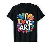 I Love Art Colorful Creative Expression T-Shirt