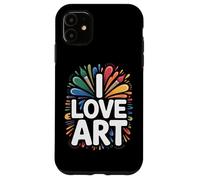 I Love Art Creative Brush Splashes Case for iPhone 11