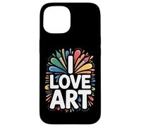 I Love Art Creative Brush Splashes Case for iPhone 15