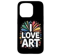 I Love Art Creative Brush Splashes Case for iPhone 15 Pro