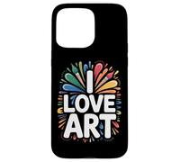 I Love Art Creative Brush Splashes Case for iPhone 15 Pro Max