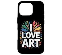 I Love Art Creative Brush Splashes Case for iPhone 16 Pro