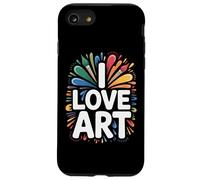 I Love Art Creative Brush Splashes Case for iPhone SE (2020) / 7/8