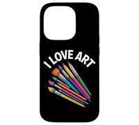 I Love Art Creative Expression Tools Palette Case for iPhone 14 Pro