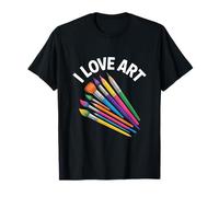 I Love Art Creative Expression Tools Palette T-Shirt