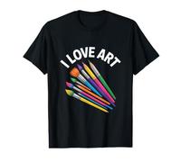 I Love Art Creative Expression Tools Palette Value Graphic T-Shirt