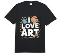 I Love Art Creative Palette Expression Comfort Colors Adult Heavyweight T-Shirt