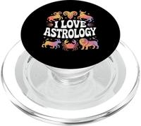 I Love Astrology Horoscope Zodiac Signs PopSockets PopGrip for MagSafe