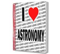 I Love Astronomy A5 Notepad Notebook Drawing Writing Jotter