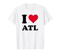 I Love ATL Atlanta Value Graphic T-Shirt, Men, White, XL