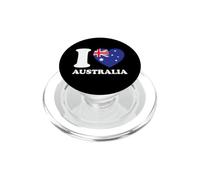 I Love Australia Kangaroo Travel Design PopSockets PopGrip for MagSafe