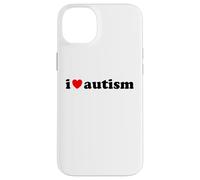 I Love Autism Pun Bold Neurodiversity Acceptance ADHD Design Case for iPhone 14 Plus