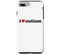 I Love Autism Pun Bold Neurodiversity Acceptance ADHD Design Case for iPhone 7 Plus/8 Plus