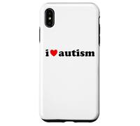 I Love Autism Pun Bold Neurodiversity Acceptance ADHD Design Case for iPhone XS Max