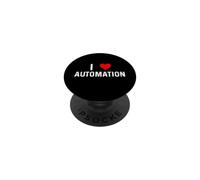 I Love Automation - Heart - Automate Engineer Engineering PopSockets Adhesive PopGrip