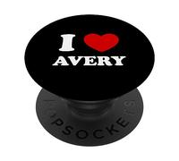 I Love Avery I Heart Avery Funny Avery PopSockets Swappable PopGrip