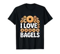 I Love Bagels Bagel Lovers Delight Value Graphic T-Shirt