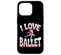 I Love Ballet Dancer Graceful Moves Case for iPhone 16 Pro