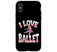 I Love Ballet Dancer Graceful Moves Case for iPhone X/XS