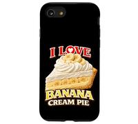 I Love Banana Cream Pie Baking Fans Dessert Cherry Topping Case for iPhone SE (2020) / 7/8