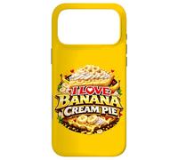 I Love Banana Cream Pie Retro Diner Dessert Cherry Topping Case for iPhone 17 Pro Max