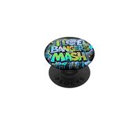 I LOVE BANGERS AND MASH SAUSAGE & MASHED POTATO FUNNY PopSockets Adhesive PopGrip