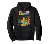 I Love Bangkok Thailand Travel Souvenir Pullover Hoodie