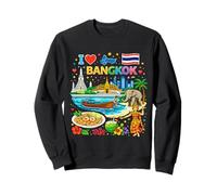 I Love Bangkok Thailand Travel Souvenir Sweatshirt