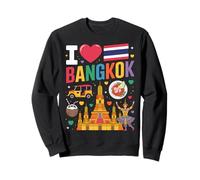 I Love Bangkok Thailand Travel Souvenir Sweatshirt