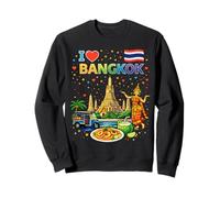 I Love Bangkok Thailand Travel Souvenir Sweatshirt