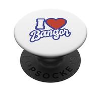 I Love Bangor Maine PopSockets Adhesive PopGrip