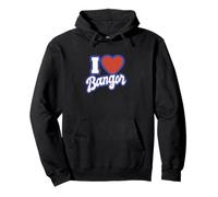 I Love Bangor Maine Pullover Hoodie