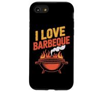 I Love Barbeque BBQ Grill Flames Case for iPhone SE (2020) / 7/8