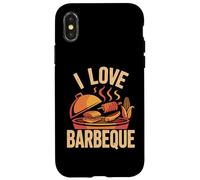 I Love Barbeque Grill Master Cooking Fun Case for iPhone X/XS