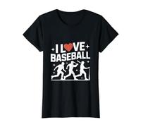 I Love Baseball Enthusiasts Graphic Value Graphic T-Shirt