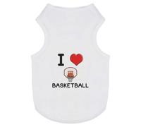 'I Love Basketball' Pet Dog/Cat T-Shirt (PT00095315)